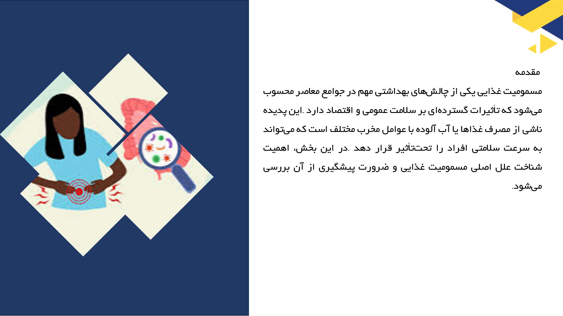 پاورپوینت در مورد سموم قارچی و تأثیر آن‌ها بر غذا